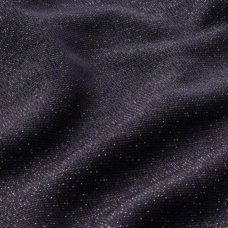 Jersey Glitzer Uni – nachtblau, 