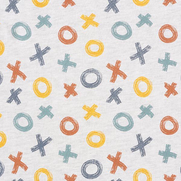 Sweatshirt angeraut Tic-Tac-Toe – natur, image number 1