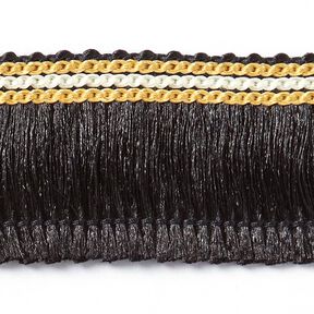 Fransen Metallic [30 mm] - schwarz, 