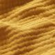 GOTS Dreilagiger Baumwoll-Musselin – currygelb,  thumbnail number 3
