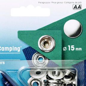 Druckknöpfe Sport & Camping [Ø 15 mm] - silber metallic| Prym, 