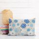 Dekostoff Canvas Blumen – blau/weiss,  thumbnail number 6