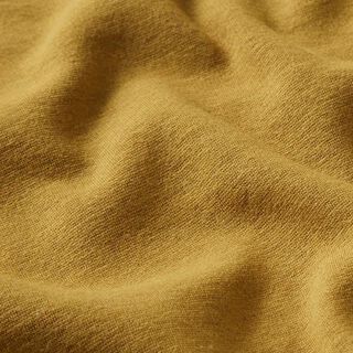 Alpenfleece Kuschelsweat Uni – currygelb, 