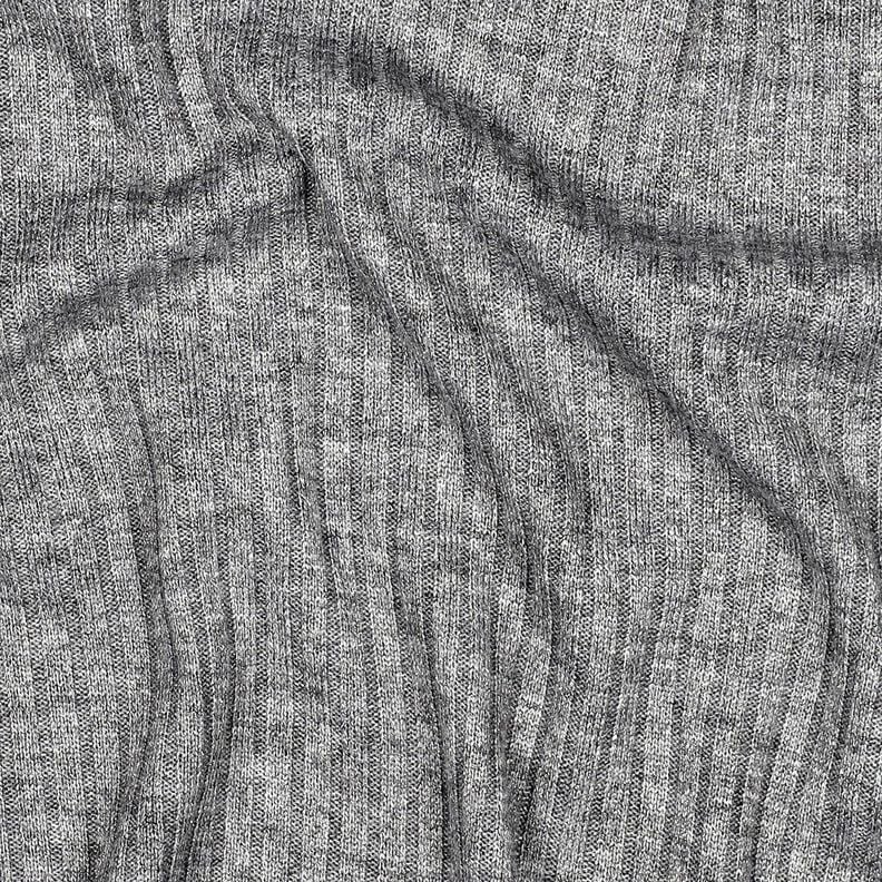 Rippenstrick Lurex – silbergrau/silber metallic, image number 2
