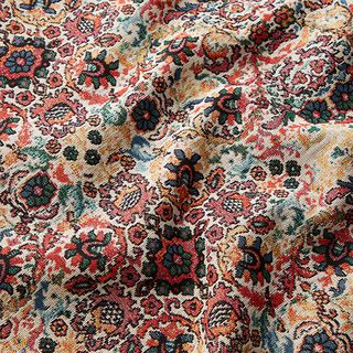 Dekostoff Gobelin Orientteppich – hellbeige, 