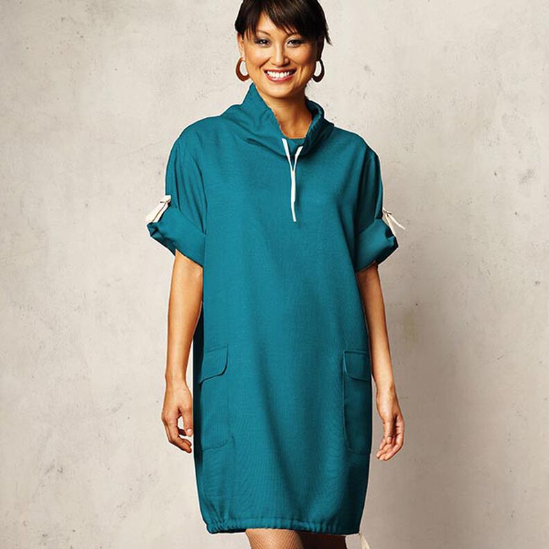 Leichter French Terry Uni – petrol,  image number 9