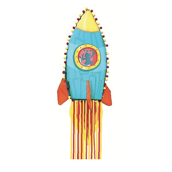 Bastelset Pinata Rakete, image number 1