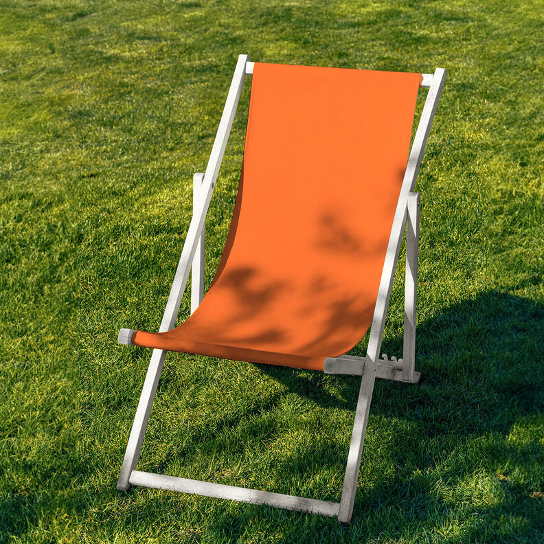 Outdoor Liegestuhlstoff Uni 44 cm – orange,  image number 4