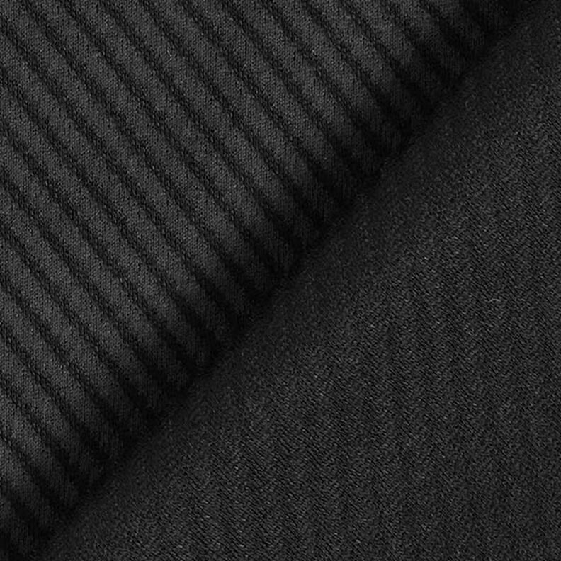 Kostümstoff diagonale Struktur – schwarz,  image number 4