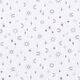GOTS Musselin/ Doppel-Krinkel Gewebe Sonne, Mond und Sterne | Tula – weiss,  thumbnail number 1