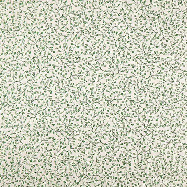 Dekostoff Halbpanama feine Zweige – natur/natur | Reststück 100cm, image number 1