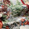 Dekopanel Gobelin weihnachtlicher Besuch – karminrot,  thumbnail number 2