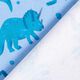 French Terry Sommersweat Dinos | PETIT CITRON – hellblau,  thumbnail number 4