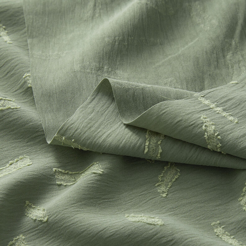 Jacquard Dobby Streifen – khaki,  image number 3