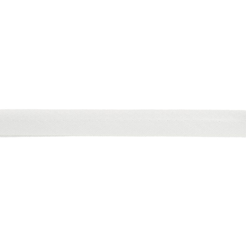 Paspelband Polycotton [15 mm] – weiss,  image number 1
