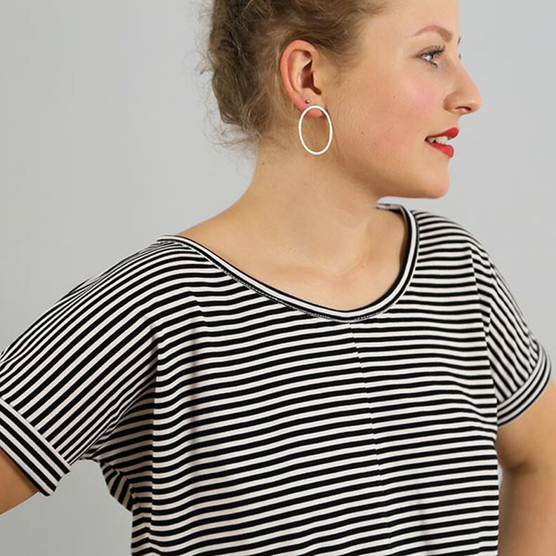 FRAU BILLE lässiges Knotenshirt mit Ärmelumschlag | Studio Schnittreif | XS-L, image number 4