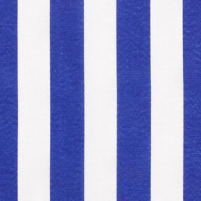 Dekostoff Canvas Streifen – blau/weiss, 