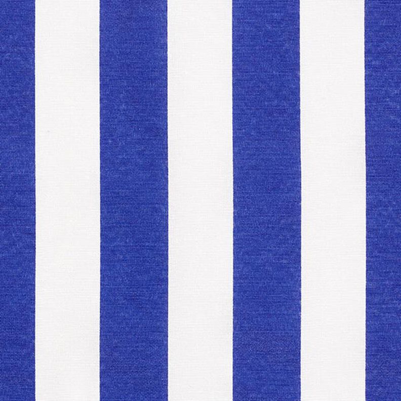 Dekostoff Canvas Streifen – blau/weiss,  image number 1