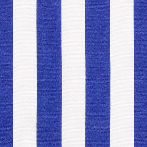 Dekostoff Canvas Streifen – blau/weiss | Reststück 50cm