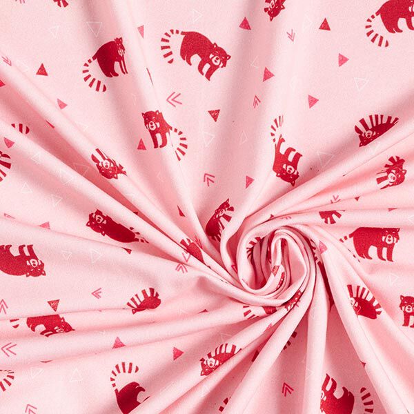 GOTS Baumwolljersey Katzenbär | Tula Kids – rosa, image number 3