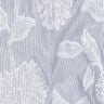 Baumwoll Jacquard Streifen & Blumen buntgewebt &ndash; weiss/blau,  thumbnail number 2