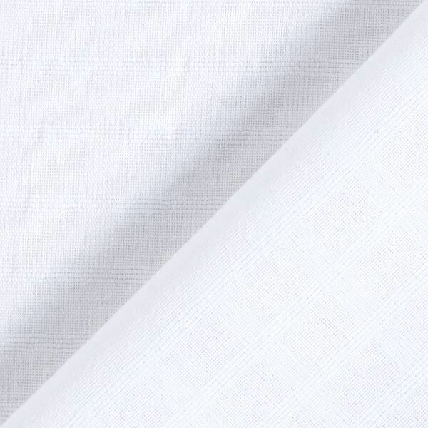 Baumwollstoff Struktur-Karo – weiss