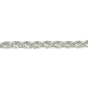 Metallic Kordel [Ø 2 mm] – silber metallic, 