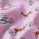 Dekostoff Halbpanama Rehe im Schnee – pastellviolett,  thumbnail number 2