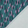 Romanit Jersey abstrakte Rauten – petrol/rosa,  thumbnail number 4