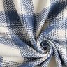 Mantelstoff Baumwoll-Mix kariert – blaugrau/elfenbein,  thumbnail number 3