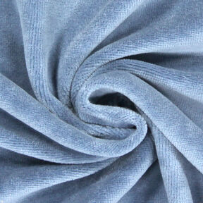 Nicki Stoff Uni – stahlblau, 