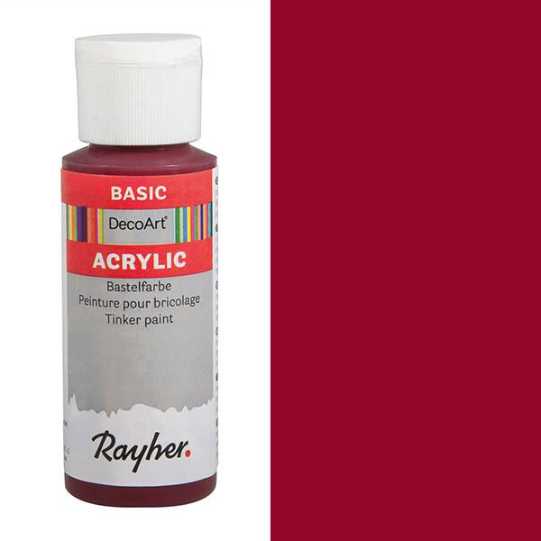 Acrylic-Bastelfarbe [ 59 ml ] – rot,  image number 1