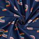 Badeanzugstoff abstrakte Regenbögen – marineblau,  thumbnail number 3