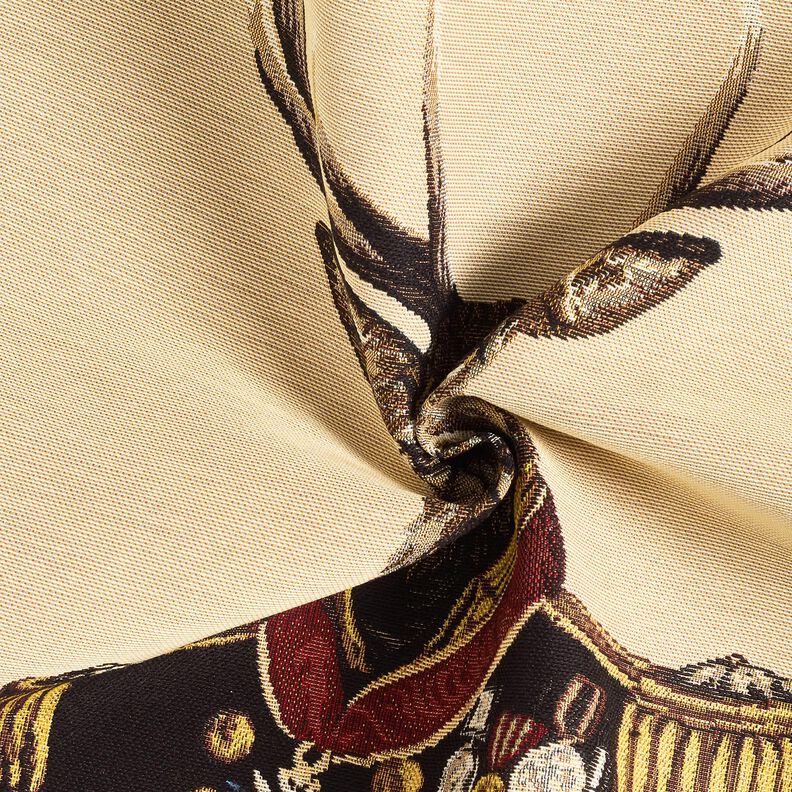 Dekopanel Gobelin Admiral Hirsch &ndash; hellbeige/schwarz,  image number 4