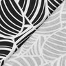 Viskosejersey abstrakte Blätter – schwarz/weiss,  thumbnail number 5