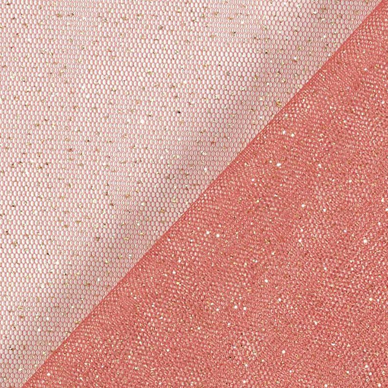 Glitzertüll Royal – terracotta/gold,  image number 4