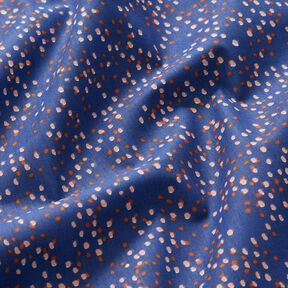 Baumwollstoff Cretonne Pünktchen – indigo, 