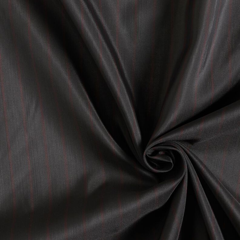 Ärmelfutter Nadelstreifen – schwarz/rot,  image number 3