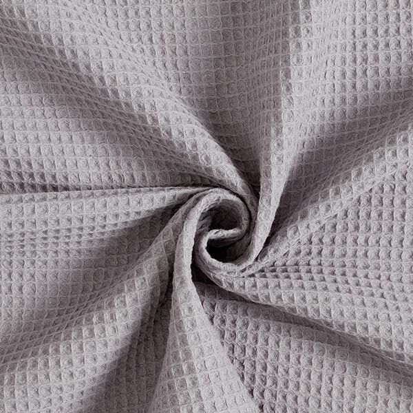 Waffelpiqué – grau | Reststück 100cm