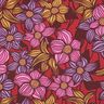 LENZING™ EcoVero™ Viskosestoff Blumen | Poppy Fabrics – merlot/apricot,  thumbnail number 1