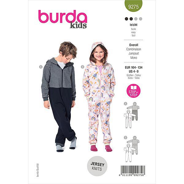 Overall | Burda 9275 | 104-134, image number 1