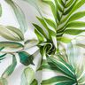 Dekostoff Canvas exotische Blätter – grün/weiss,  thumbnail number 3