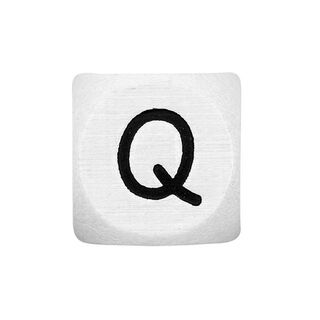 Holzbuchstaben Q – weiß | Rico Design, 