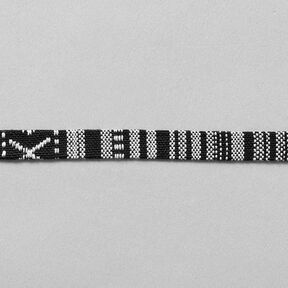 Borte Ethno [10 mm] – schwarz/weiss, 