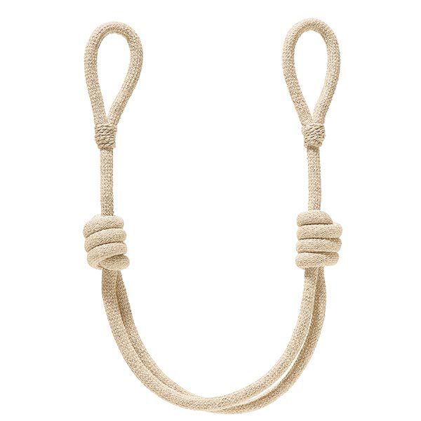 Raffhalter mit Rollknoten, längenverstellbar – hellbeige | Gerster, image number 1