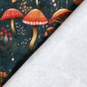 French Terry Sommersweat magischer Pilzwald Digitaldruck – dunkelgrün,  thumbnail number 4
