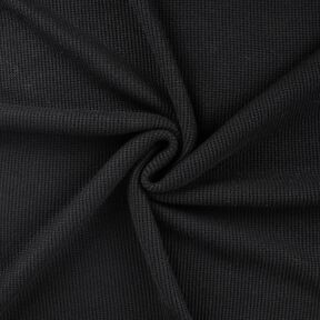 Grobstrick Melange – schwarz, 