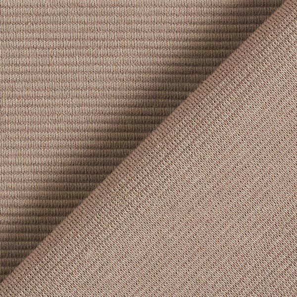 Ottoman-Rippenjersey Uni – taupe,  image number 4