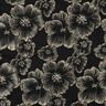 Jacquard 3D Effekt Blumen – schwarz/mandel,  thumbnail number 1