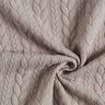 Jerseyjacquard Cloqué Zopfmuster – beige,  thumbnail number 3